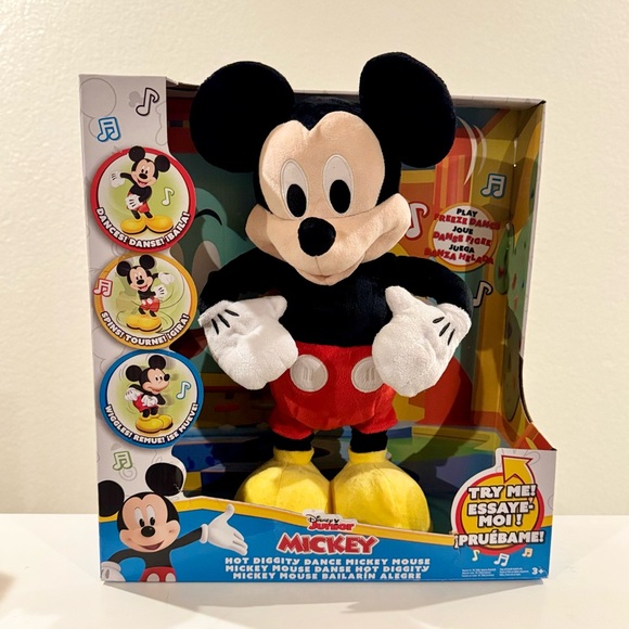 DISNEY JUNIOR Mickey Mouse Hot Diggity Dance Mickey Plush Toy with Movement.NEW - Picture 4 of 8